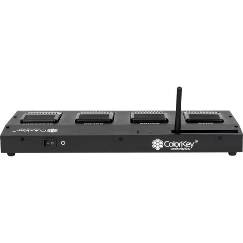 ColorKey Controlador inalámbrico de pedal para Partybar Mobile y Pro sin manos con cuatro pilas AAA