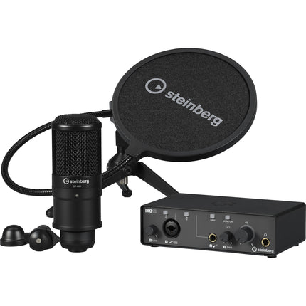 Steinberg IXO12 Interfaz de Audio USB-C para Podcast Micrófono Condensador 24-Bit 192kHz