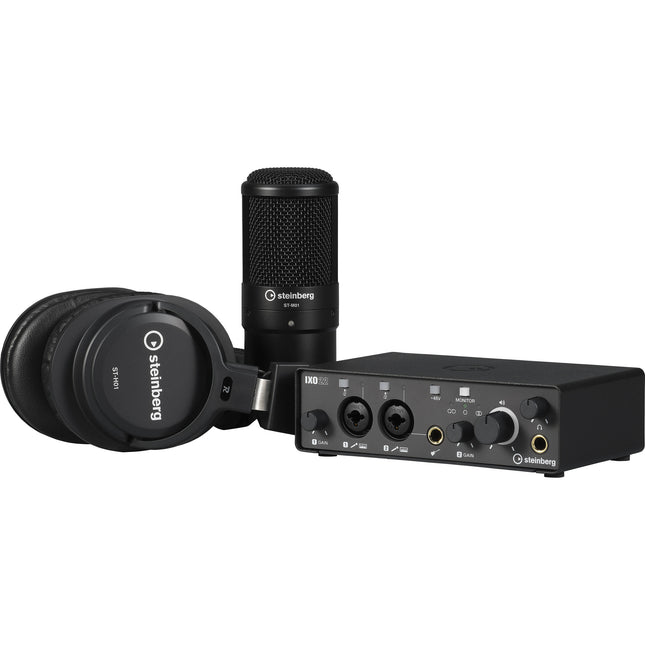 Steinberg IXO22 Interfaz de Audio USB-C con Micrófono Condensador y Auriculares