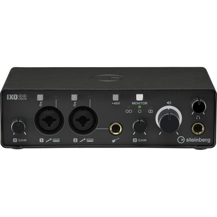 Steinberg IXO22 Interfaz de Audio USB-C 24-Bit 192 kHz 2 Preamplificadores