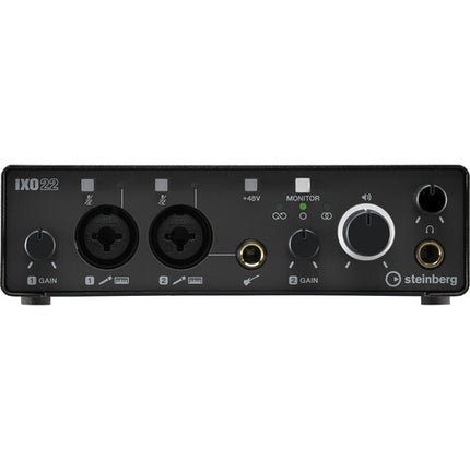 Steinberg IXO22 Interfaz de Audio USB-C 24-Bit 192 kHz 2 Preamplificadores