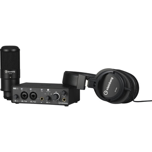 Steinberg IXO22 Interfaz de Audio USB-C con Micrófono Condensador y Auriculares