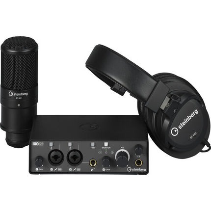 Steinberg IXO22 Interfaz de Audio USB-C con Micrófono Condensador y Auriculares