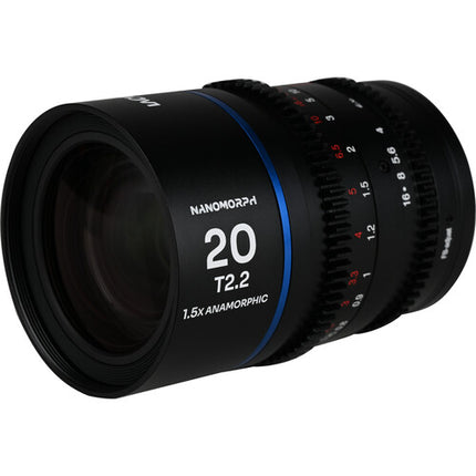 Venus Optics Laowa Nanomorph 20mm T2.2 1.5x Lente Anamórfica MFT Azul
