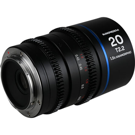 Venus Optics Laowa Nanomorph 20mm T2.2 1.5x Lente Anamórfica MFT Azul