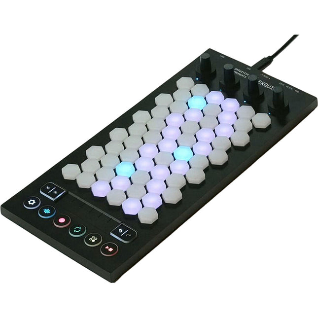 Intuitive Instruments Exquis Controlador MIDI MPE 61 Teclas Luz Hexagonal