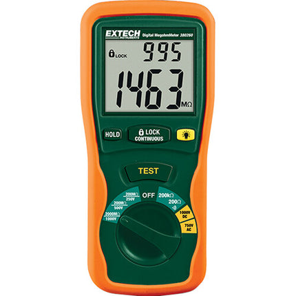 FLIR Extech 380260 Megóhmetro Digital Autorango 1000 V LCD Luz