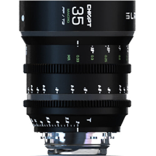 CHIOPT SLASHER 35mm T2 Lente Macro Prime Cinemático Montura ARRI PL 8K 9.1"