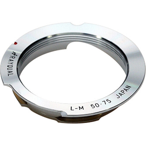 Rayqual Adaptador de Lente Tornillo L39 a Montura Leica M 50-75mm Metal