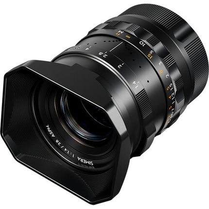 Thypoch Simera 28mm f1.4 Lente Manual Full Frame Negro con Parasol