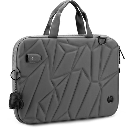Swissdigital VACALLO Funda para Portátil 14" con Puerto USB-C y Correa Ajustable