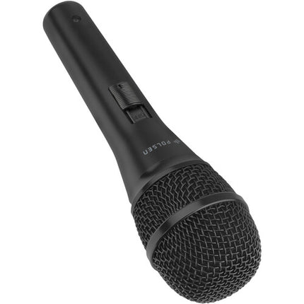 Polsen M-85-B Micrófono Dinámico Profesional Kit con Soporte Trípode y Cable XLR
