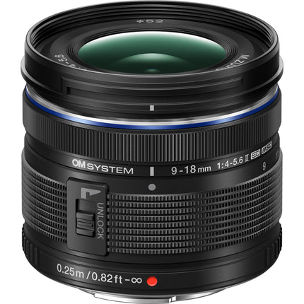 OM SYSTEM M.Zuiko Digital ED 9-18mm f4-5.6 II objetivo Micro Cuatro Tercios compacto ligero