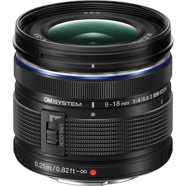 OM SYSTEM M.Zuiko Digital ED 9-18mm f4-5.6 II objetivo Micro Cuatro Tercios compacto ligero