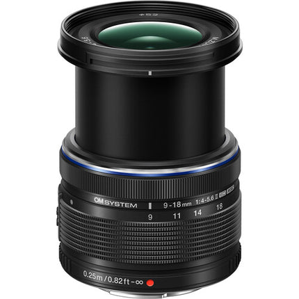 OM SYSTEM M.Zuiko Digital ED 9-18mm f4-5.6 II objetivo Micro Cuatro Tercios compacto ligero