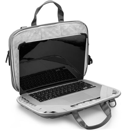 Swissdigital VACALLO Funda para Portátil 14" con Puerto USB-C y Correa Ajustable