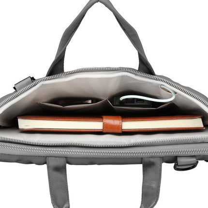 Swissdigital VACALLO Funda para Portátil 14" con Puerto USB-C y Correa Ajustable