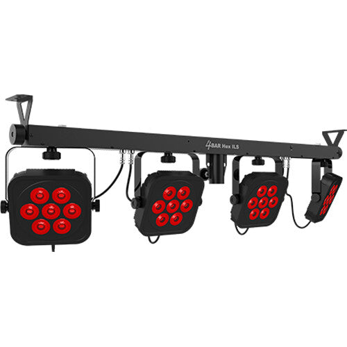 CHAUVET DJ 4BAR Hex ILS Sistema de Luces RGBAW+UV 42x5.1W LED 16° Beam Angulo