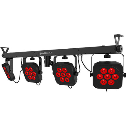 CHAUVET DJ 4BAR Hex ILS Sistema de Luces RGBAW+UV 42x5.1W LED 16° Beam Angulo
