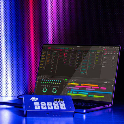 American DJ myDMX 5 Control de Iluminación USB-C 1024 Canales 2 DMX Universos