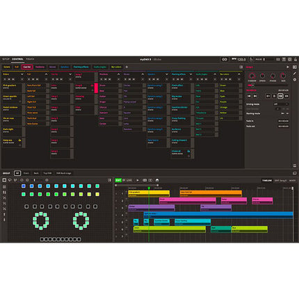 American DJ myDMX 5 Control de Iluminación USB-C 1024 Canales 2 DMX Universos