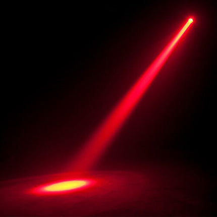 American DJ Saber Spot RGBL LED Pinspot 20W 5.7° haz con filtros frost