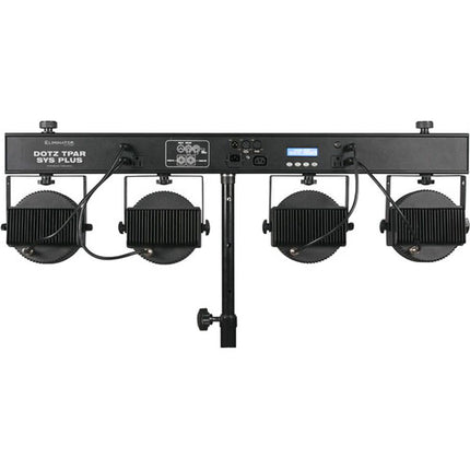 Eliminator Lighting Dotz TPar Sys Plus Sistema de Iluminación Escénica Portátil con 4 LED PAR y Control Remoto