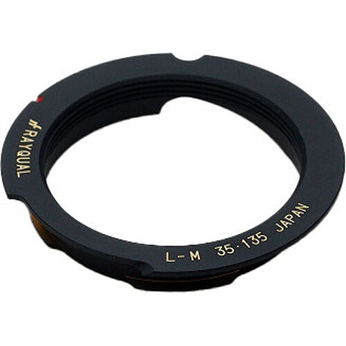 Rayqual Adaptador de Montura L39 a Leica M Metal Negro 35-135mm Infinity Focus