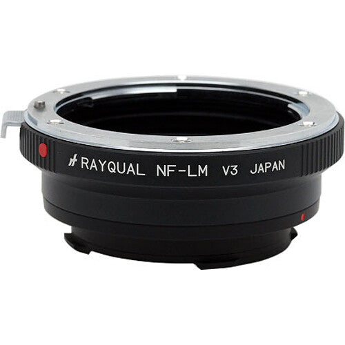 Rayqual Adaptador de Montura para Objetivo Nikon F a Cámara Leica M con Enfoque Manual