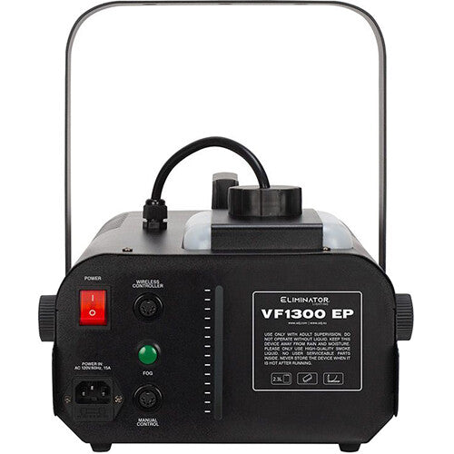 Eliminator Lighting VF1300 EP Máquina de Humo Móvil 1100W 12000 ft3min con Control Remoto Cable IEC
