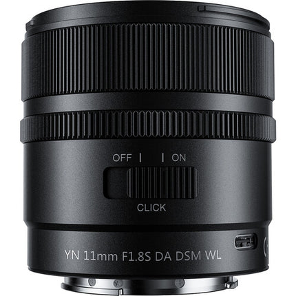 Yongnuo YN 11mm f/1.8S DA DSM WL Lente Ultraquieto para Sony E APS-C