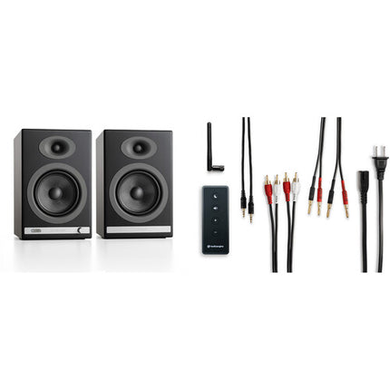 Audioengine HD5 Altavoces Estantería Inalámbricos 2 Vías 100W RMS 5 Pulgadas Madera Nogal