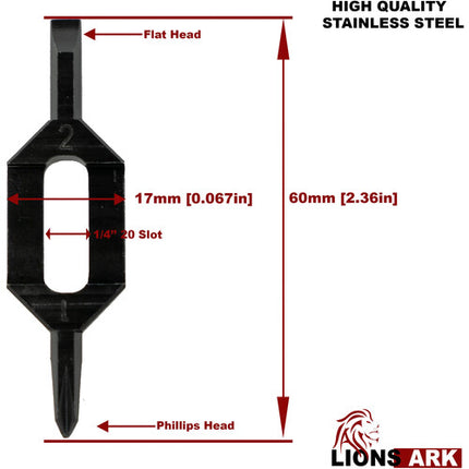 Lions Ark DST Herramienta Multiusos Modular Negra Acero Inoxidable