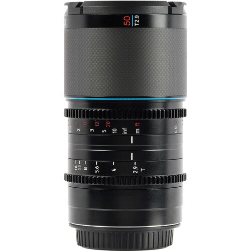 Sirui Saturn 50mm T2.9 1.6x Lente Anamórfica Full Frame Carbono 62mm
