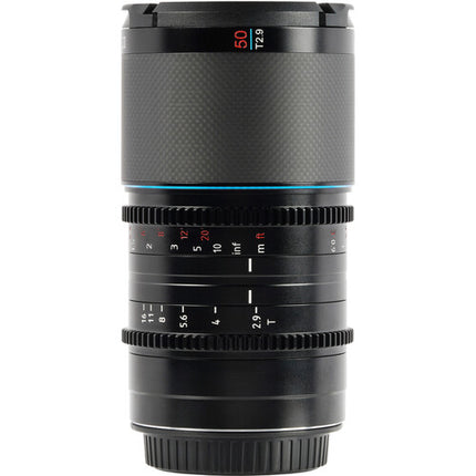 Sirui Saturn 50mm T2.9 Lente Anamórfica Full-Frame 1.6x Fibra de Carbono