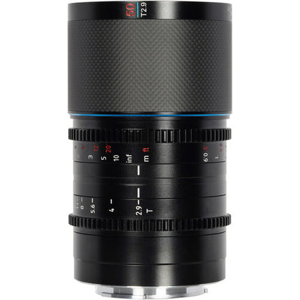 Sirui Saturn 50mm T2.9 Lente Anamórfica Full-Frame 1.6x Fibra de Carbono