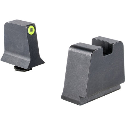 Trijicon Suppressor Set para Glock Slim Frame con Iluminación Tritio Verde y Ventana de Zafiro