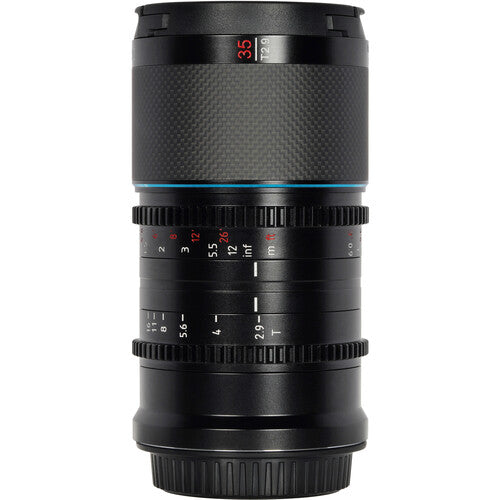 Sirui Saturn 35mm T2.9 Lente Anamórfica Full Frame Carbono Nikon Z