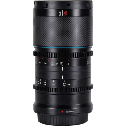 Sirui Saturn 35mm T2.9 Lente Anamórfica Full Frame Carbono Nikon Z