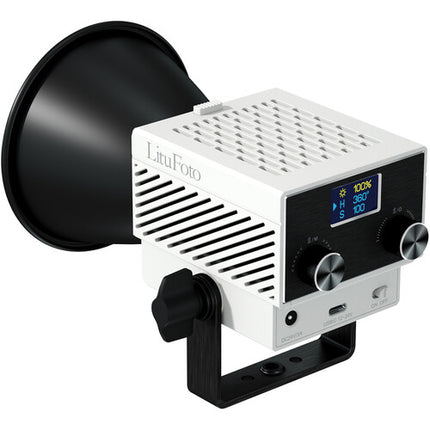 LituFoto U8R RGB LED Monolight Luz RGB 5250 Lux 2700-7500K con Reflector