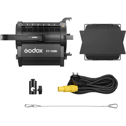 Godox F7-120Bi Luz Fresnel LED Bicolor 43,100 Lux Ángulo 15-60°