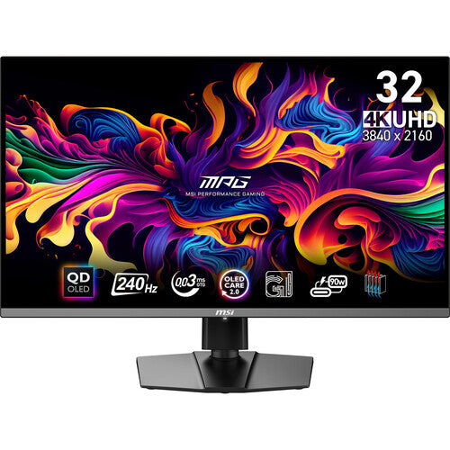 MSI MPG 321URX Monitor Gaming OLED 32" 4K 240 Hz 0.03 ms Negro