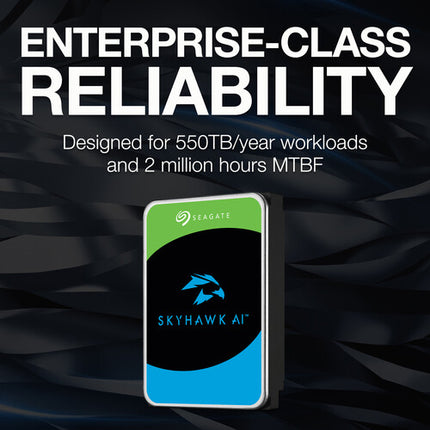 Seagate 24TB SkyHawk AI Disco Duro Interno Vigilancia 7200 rpm SATA III 3.5"
