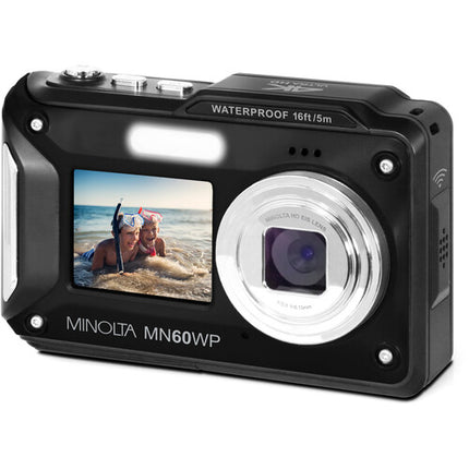 Minolta MN60WP Cámara Digital Sumergible 48MP 4K 32GB Negro