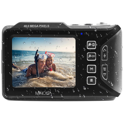 Minolta MN60WP Cámara Digital Sumergible 48MP 4K 32GB Negro
