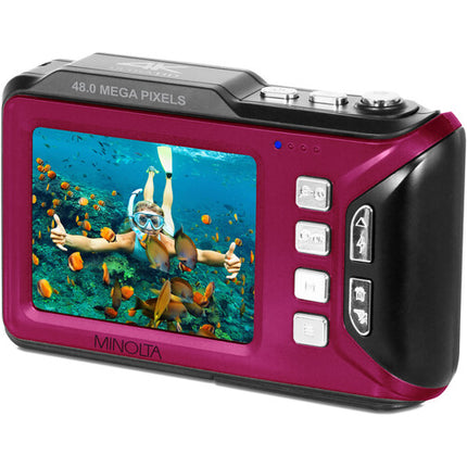 Minolta MN60WP Cámara digital impermeable 48MP 4K 32GB microSD