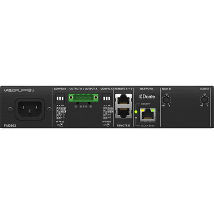 Lab.Gruppen Amplificador Comercial 60W Doble Canal con Dante