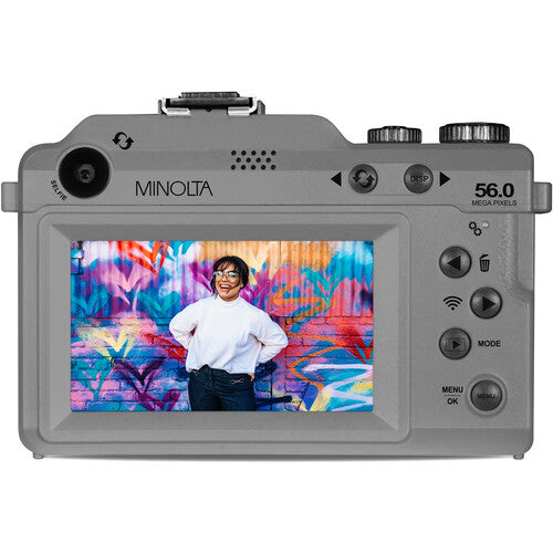 Minolta MND65 Cámara Digital Selfie 56MP Zoom Óptico 18x 32GB