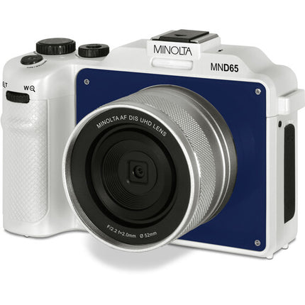 Minolta MND65 Cámara Digital Selfie 56MP Zoom Óptico 18x 32GB