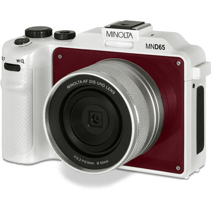 Minolta MND65 Cámara Digital Selfie 56MP Zoom Óptico 18x 32GB